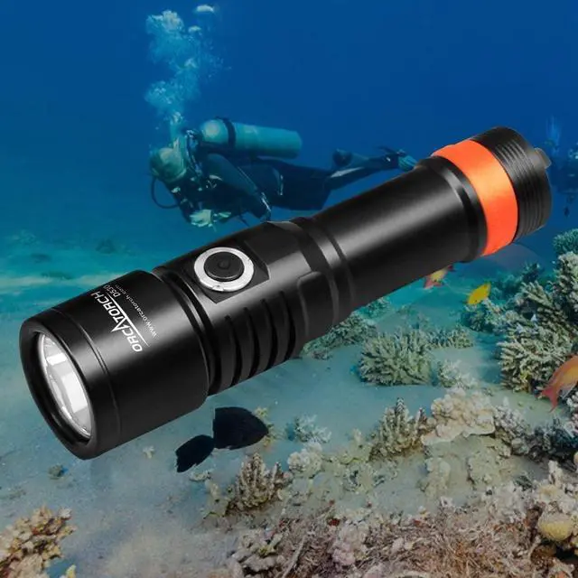 Alt view image 4 of 7 - D530 Dive Light Kit with Titanium Alloy Side Button Switch D530V Dive Light Kit with ZJ18 Ball Joint Bracket Bundle