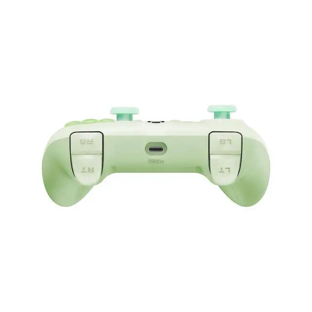 Alt view image 3 of 7 - Ultimate Mini Wired Controller with RGB Lighting Fire Ring, Hall Effect Joysticks and Triggers, for Xbox Series X|S, Xbox One, Windows 10/11 - Officially Licensed (Translucent Green)