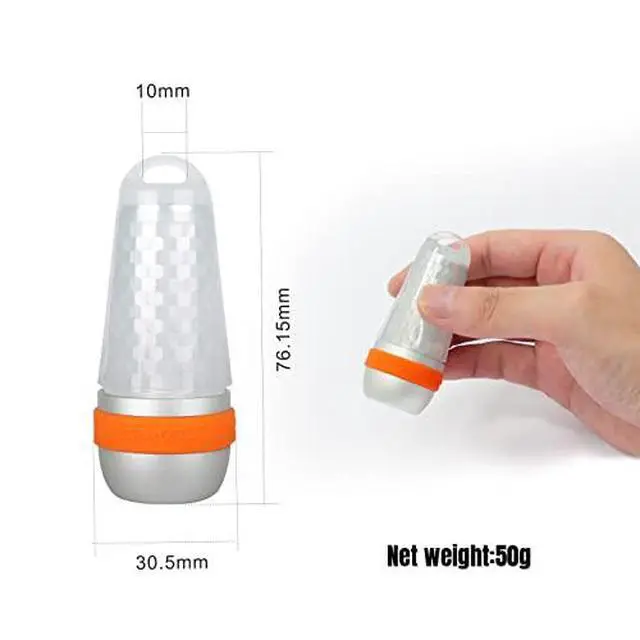 Alt view image 7 of 7 - D530 Red LED Dive Light 6 Degrees Narrow Beam Angle & SD03 Dive Beacon 4-Color-in-1 8 Modes Diving Signal Light with Constant Light or Flashing Mode LED Marker Light Bundle