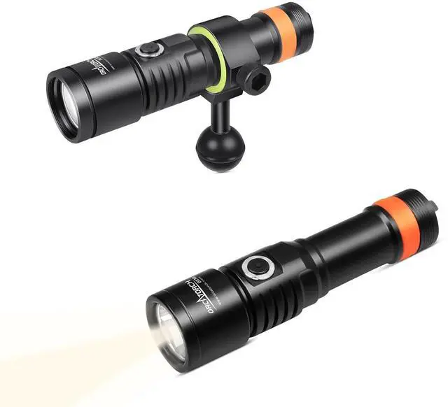 Main image of D530V Video Light 140 Degrees D530 5500K Warm White Light 7 Degree Dive Light Bundle