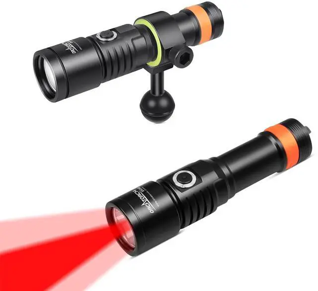 Main image of D530V Video Light 140 Degrees D530 Red LED Dive Light Bundle