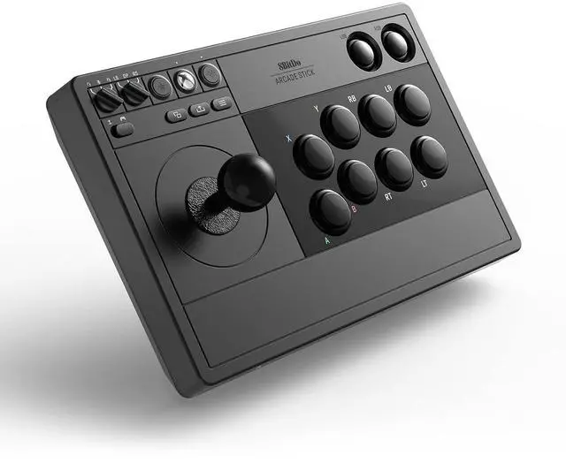 Main image of 2.4g Wireless Arcade Fight Stick with 3.5mm Audio Jack, Mic Mute Button & Joystick Mapping Button for Xbox Series X|S, Xbox One and Windows 10 - Officially Licensed (Black)