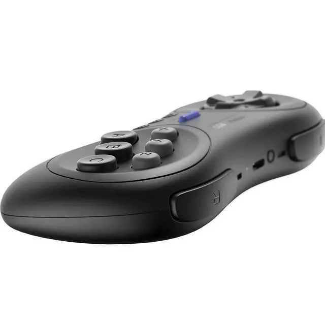 Alt view image 4 of 7 - M30 Wireless Bluetooth Controller Retro Gamepad for Switch, PC Windows, MacOS, Android, Raspberry Pi with Sega Genesis & Sega Mega Drive Style (Black)
