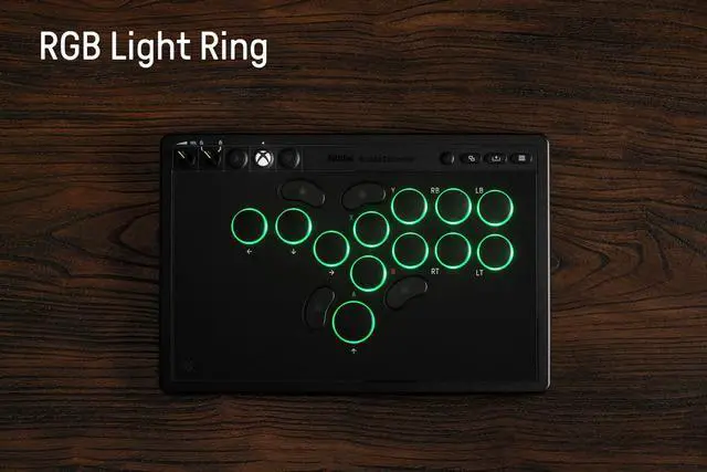 Alt view image 5 of 7 - All-Button Arcade Controller for Xbox Series X|S, Xbox One & PC 2.4G Wireless, Low-profile Mechanical Switches, Programmable Buttons, Hot-swappable PCB, RGB Lighting - Officially Licensed