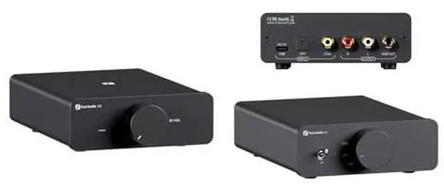 Main image of Q6 Mini Desktop DAC, V3 Stereo Amplifier Home Audio 2 Channel Audio Component