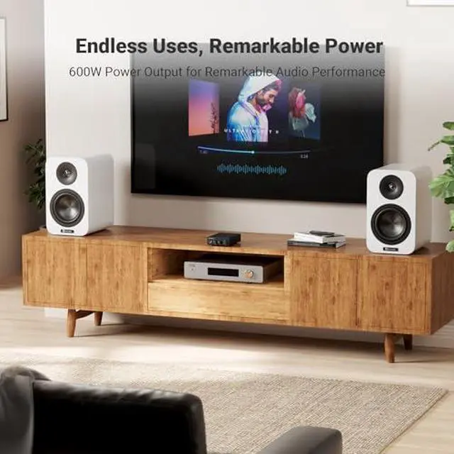 Alt view image 2 of 7 - TB10D 2 Channel Stereo Amplifier, Class D Mini Power Integrated Amplifiers and GR70 Tube Headphone Amp Preamp Mini HiFi Preamplifier for Home Audio