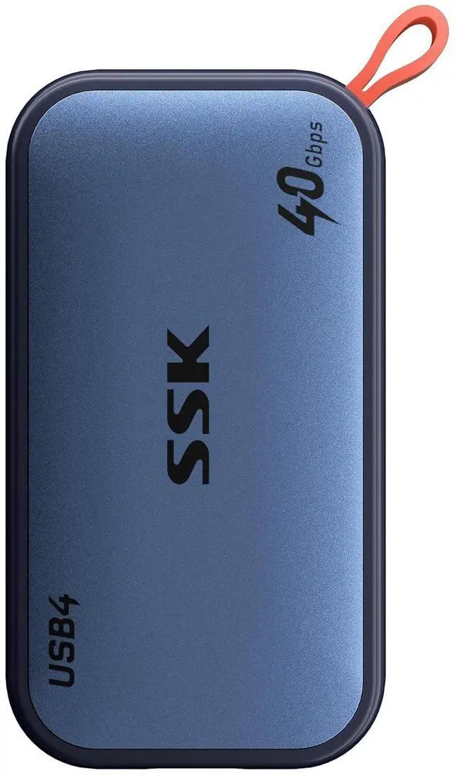 Main image of 2TB USB4 SSD External Hard Drive 40Gbps, External SSD for Thunderbolt 4 up to 4000MB/s, Portable Solid State Drives for iPhone 15/16/17 Pro, Mac, Laptop, Phone OTG, with LED Indicator