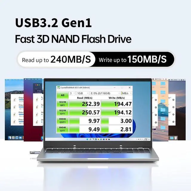 Alt view image 3 of 7 - Bundles of External SSD and USB Drive