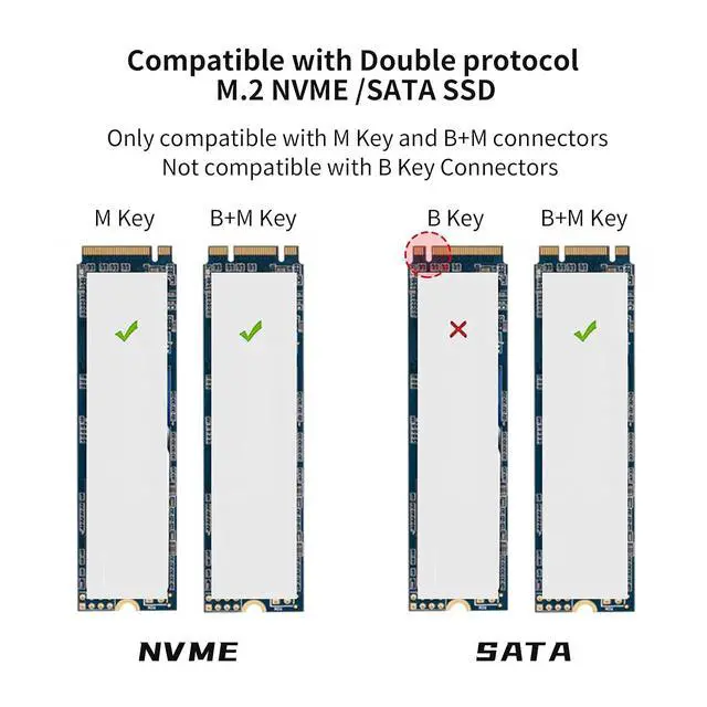 Alt view image 6 of 7 - NVMe SSD+ SSD Enclosure Bundle