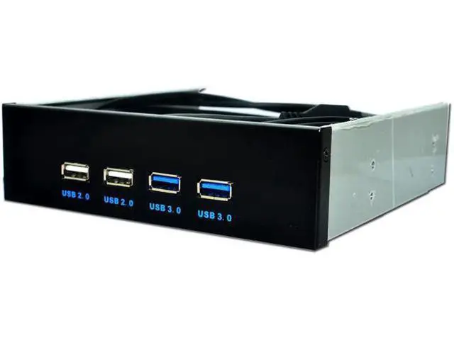 Alt view image 3 of 3 - PC Case 5.25 inch front panel 4 Ports USB Hub,2 Ports USB 3.0 & 2 Ports USB 2.0,2.6ft USB Type A Female to motherboard Adapter Cable