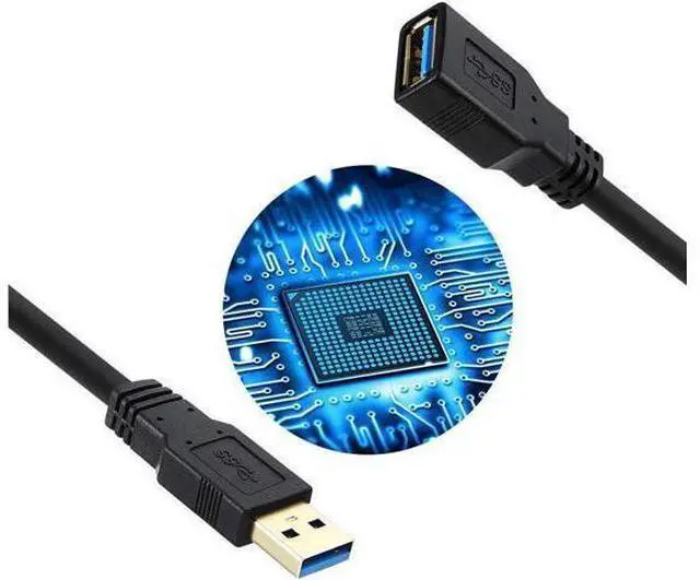 Alt view image 6 of 6 - USB 3.0 Extension Cable 20 FT USB Extender Cable 20 FT Type A Male to A Female SuperSpeed Extension Cord (20FT Black)