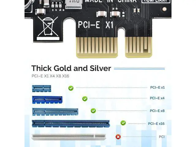 Alt view image 2 of 7 - PCIE USB 3.0 Card 7 Ports PCI Expree to USB Expansion Card Super Speed 5Gbps PCI-e USB3.0 Hub Controller Adapter for Windows 11/10/8/7/XP/Vista
