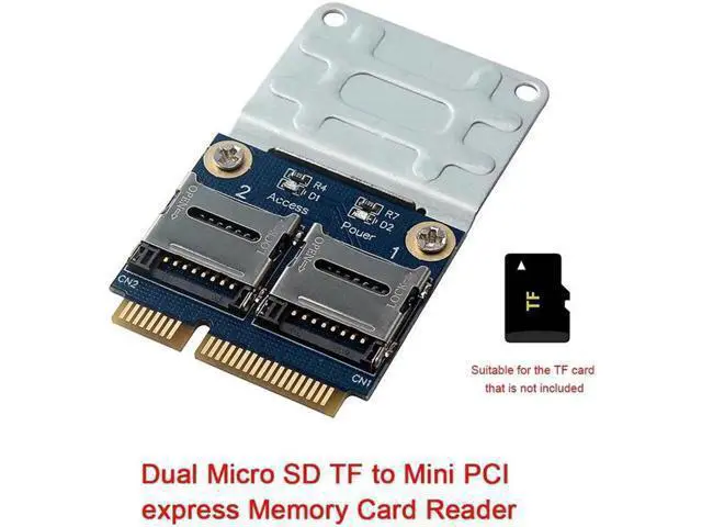 Alt view image 2 of 5 - Micro-Sd Tf To Mini Pci Express Memory Card Reader Adapter Converter Card for Laptop