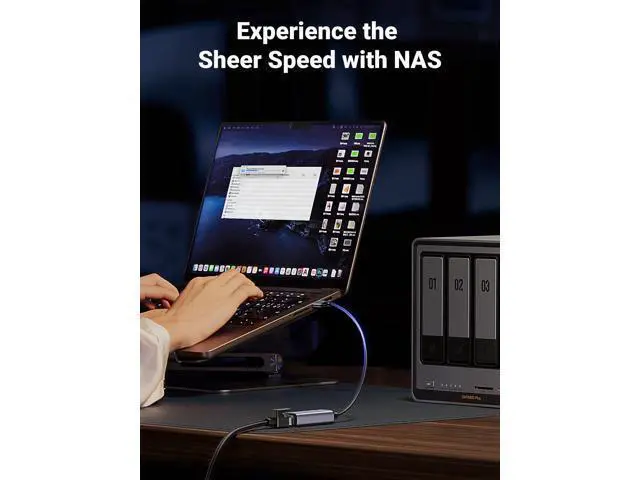 Alt view image 3 of 7 - USB to Ethernet Adapter 2.5Gb, Ethernet Adapter, Aluminum, USB 3.0 to RJ45 Computer Network Internet LAN Dongle for Laptop, Compatible for MacBook Air/Pro, XPS, Windows, macOS