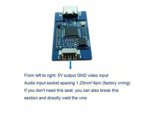 Alt view image 4 of 5 - CVBS to USB Capture Analog AV-to-USB Camera Module - UVC Free Drive Compatible with Windows/Linux/Android/MAC