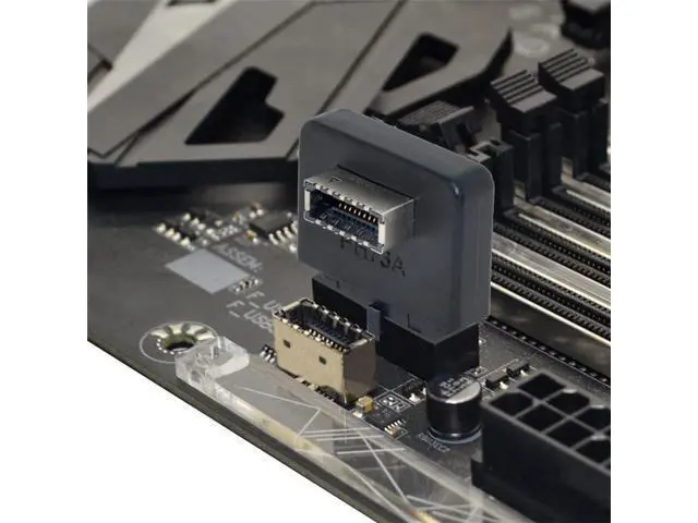 Alt view image 2 of 7 - 2pcs USB 3.1 Front Panel Socket Key-A Type-E to USB 3.0 20Pin Header Male Extension Adapter for Motherboard