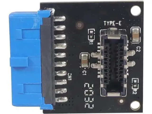 Alt view image 6 of 6 - USB 3.1 Front Panel Socket to USB 3.0 20Pin Header Male Extension Cable Adapter for Motherboard Card 20P USB to Type-E Connector (2 Pcs)