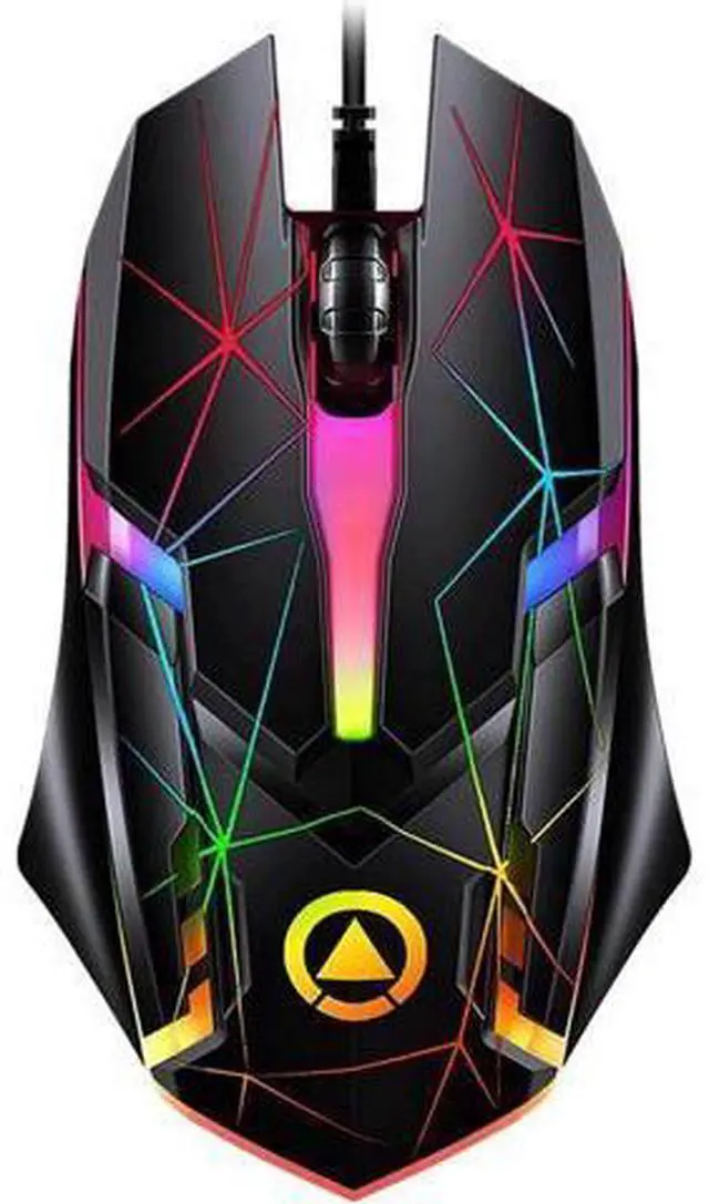Main image of Wired Gaming Mouse, USB Optical Mouse with 3 Buttons, 1200DPI Wired Ergonomic USB Computer Mouse, Desktop Laptop PC Gaming Mouse (Black)