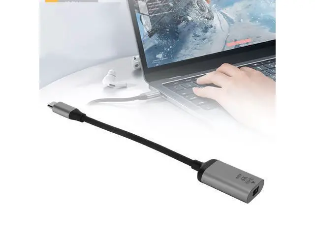 Alt view image 4 of 7 - USB C to Mini DisplayPort Converter, Support 4K 60HZ, Portable Type C to Mini DP Adaptor for Phone Laptop to UHD TVs, Projectors, A/V Receivers, etc