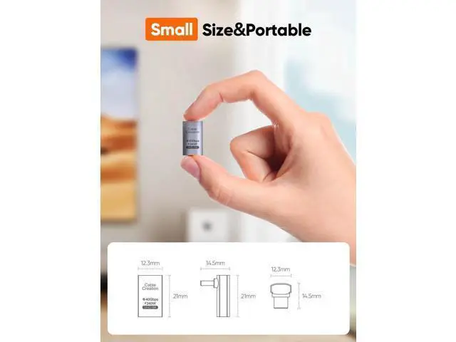 Alt view image 4 of 7 - 90 Degree USB C Adapter, Right Angle USB C Male to Female Adapter 40Gbps 240W Compatible with Steam Deck, ROG Ally, Switch, Notebook, PC, Tablet, Phone and More,Up Angle