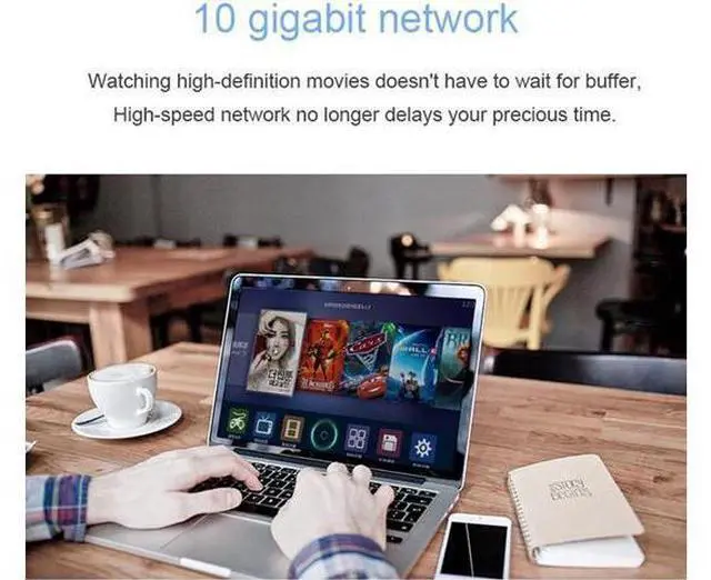 Alt view image 6 of 7 - Cat 7 Flat Ethernet Cable 10 Gigabit Computer Network Cord for Xbox PS4 Modem Router Networking Switch (White, 25M/82ft.)