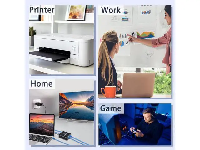 Alt view image 7 of 7 - Ethernet Splitter High Speed, 1000Mbps Ethernet Splitter 1 to 3 , Gigabit Internet Splitter with USB Power Cable, LAN Splitter for Cat 5/5e/6/7/8 Cable (3 Devices Simultaneous Networking)