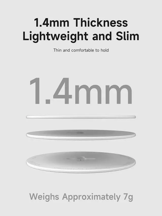 Alt view image 4 of 7 - MagSafe Magnetic Patch, Magnetic Adapter Ring, Universal Magnetic Conversion Kit for Power Bank, SSD Enclosure, Docking Stationg, Hub, Car Mount, Phone Stand (KM30 White)
