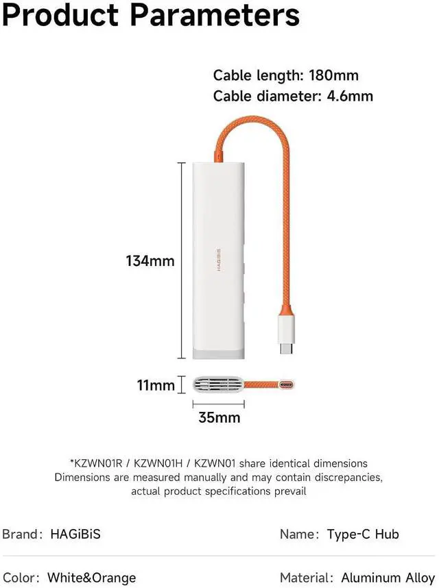 Alt view image 6 of 7 - USB-C Hub, 5 in 1 Multiport USB C Splitter Ultra Slim Heat Dissipation Docking Station with USB3.0 * 3, 5Gbps USB-C Port and 5V/3A Power Supply for MacBook Laptops iPad External SSDs (KZWN01)