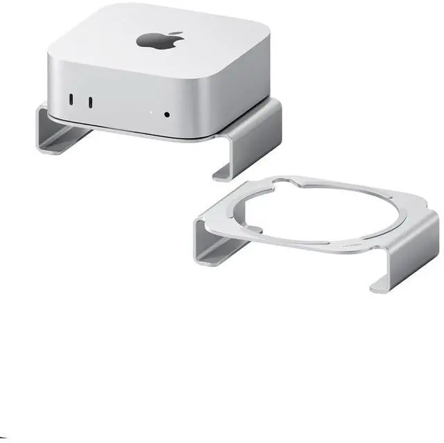 Main image of Mac mini M4 Stand Aluminum Alloy Mount for Mac mini M4/M4 Pro 2024 Ventilation Heat Dissipation Cooling Desktop Holder Accessories (MMS03)