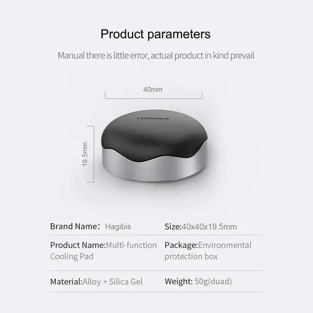 Alt view image 7 of 7 - Laptop Cooling Pad, Ergonomic Laptop Stand Small Invisible Cooler Ball Portable Magnetic Foot Heat for MacBook Pro Computer