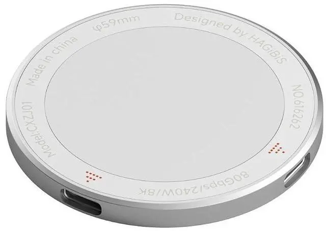 Main image of USB-C Adapter, Dual-Sided Magnetic Ring Female to Female USB Typ-C Converter, 240W Fast Charging 80Gbps 8K Adapter for iPhone 17/16/15 Pro Max, iPad, Tablet, Android (USB4 V2.0 Solid Version)
