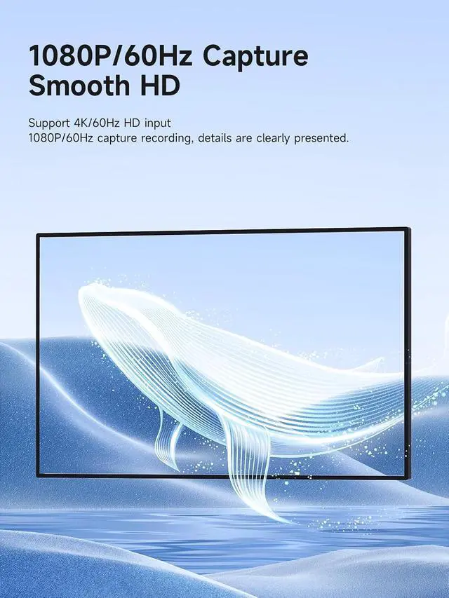 Alt view image 7 of 7 - USB3.0 Video Capture Card with 100W PD, HDMI to USB A/USB C Capture Cable 1080P@60fps YUY2 MJPEG MS2130 for Quest 3 2 Pro VR Switch2 PS4/5 Live Broadcast, Gaming, Streaming, Recorder