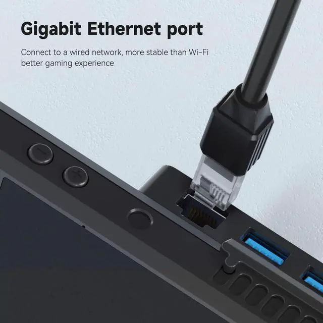 Alt view image 6 of 7 - Steam Deck Docking Station, 6 in 1 USB-C Dock Stand for SteamDeck OLED with 100W Power Delivery, 4K@60Hz HDMI, 1000Mbps RJ45,2 USB 3.0, Micro SD Card Reader, Portable USB Hub Kickstand