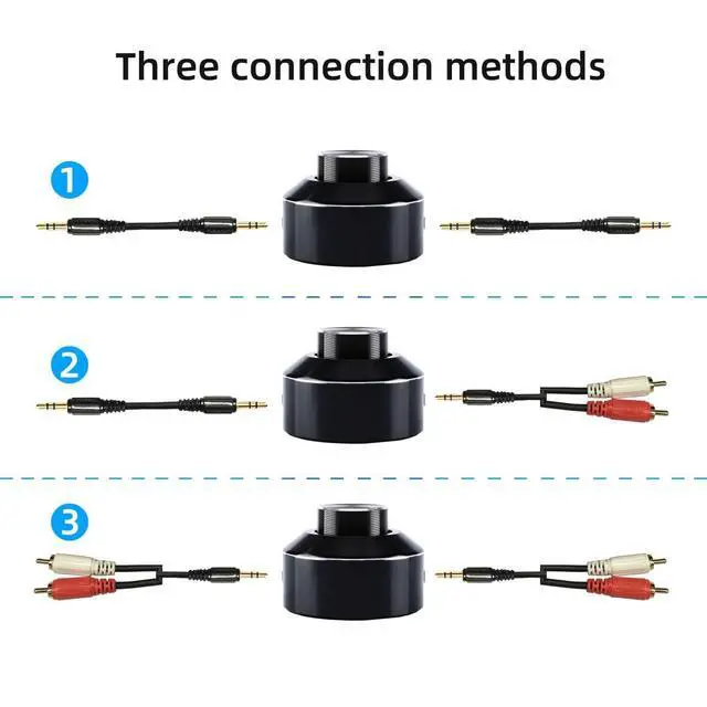 Alt view image 7 of 7 - Mini Active Volume Control Knob Volume Controller 3.5mm Audio Adjuster PC Speaker Amplifier Switcher,Volume Control Knob Speaker Audio Adjuster for Win10/8/7/Vista/XP/Mac KL