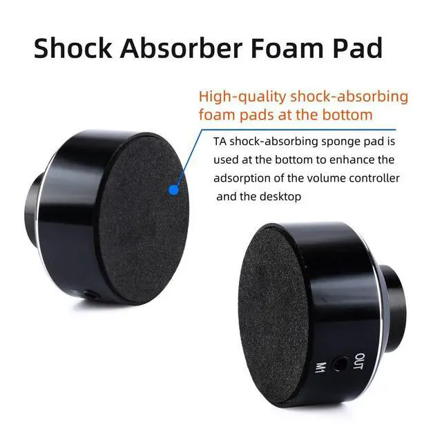 Alt view image 5 of 7 - Mini Active Volume Control Knob Volume Controller 3.5mm Audio Adjuster PC Speaker Amplifier Switcher,Volume Control Knob Speaker Audio Adjuster for Win10/8/7/Vista/XP/Mac KL