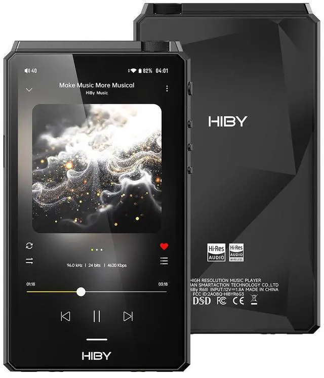 Alt view image 2 of 5 - R6III 2025 DAP Player & YVAIN Hi-Fi in-Ear Monitors(Black