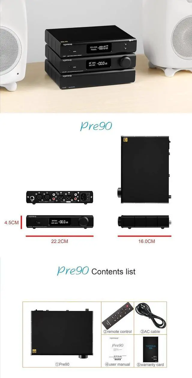 Alt view image 2 of 7 - PRE90 Preamplifier + Ext90 Input Extender