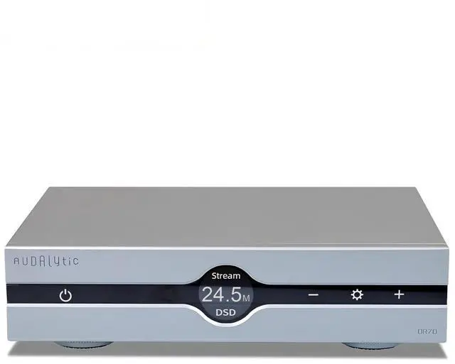 Main image of AUDALYTIC DR70N R2R Streaming DAC - Home Audio Network Bridge Streaming CK-01 Clock Native 1-bit DSD D/A-Converter DSD512&PCM768kHz (Silver)