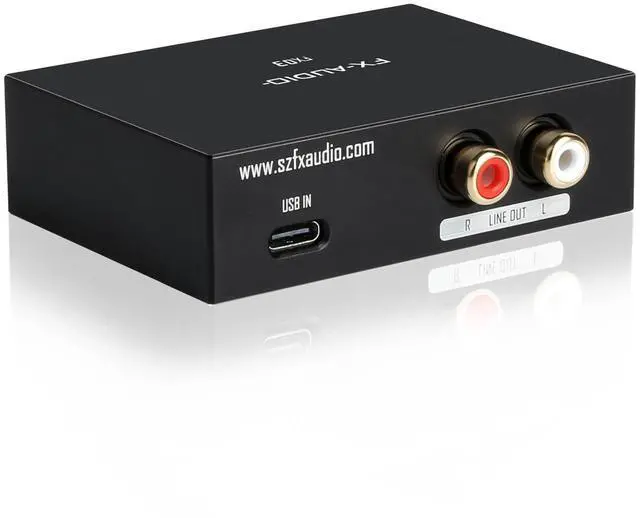Main image of FX-Audio FX03 USB C DAC 384Khz DAC Decorder USB-C to RCA Digital to Analog Audio Converter Support DSD 256 PCM 32Bit for Set-top Box,Mobile Phone,Computer,Game Machine