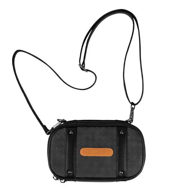 Alt view image 5 of 5 - Organizer Bag BX08 - Portable Electronic Device Carrier Bag, Houndstooth Pattern, Compact & Lightweight, Ideal for Daily Use, Travel & Outings