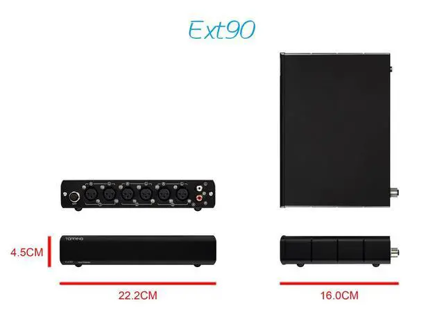 Alt view image 2 of 7 - Ext90 Input Extender with 3 Balanced inputs and 1 Analog Input for Pre90 A90 Discrete (Sliver)