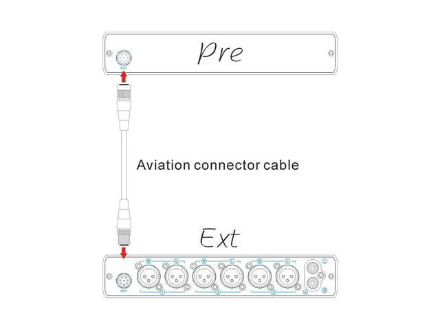 Alt view image 5 of 7 - Ext90 Input Extender with 3 Balanced inputs and 1 Analog Input for Pre90 A90 Discrete (Sliver)