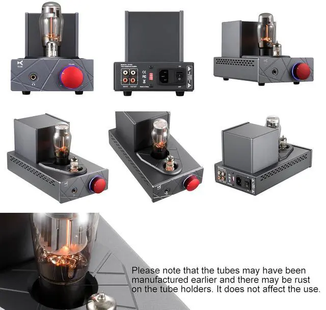 Alt view image 2 of 7 - TA-66 Tube Headphone Amplifier, 60~600 Headphone amp, 6N2 Tube for Preamp, 6N5P Tube for Buffer