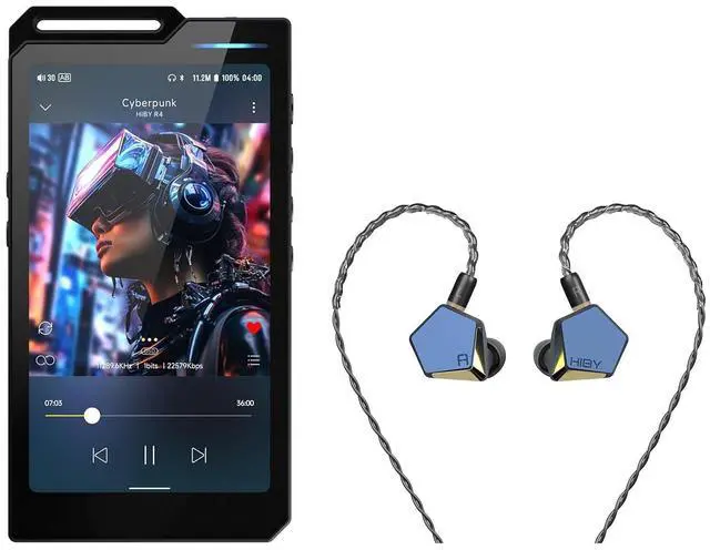 Main image of R4 mp3 & mp4 Players & x FAUDIO Project Ace HiFi IEMs