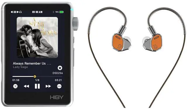 Main image of R3 II Hi Res Audio Player & Yacht10 IEM(Silver)