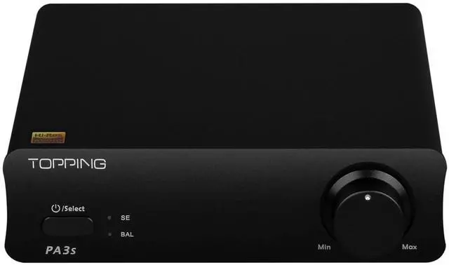 Main image of PA3S Power Amplifier MA120702 x 2 Class D Fully Balanced Single Ended AMP 80W x 2 RCA TRS Stereo Home Audio Amplifier (Black)
