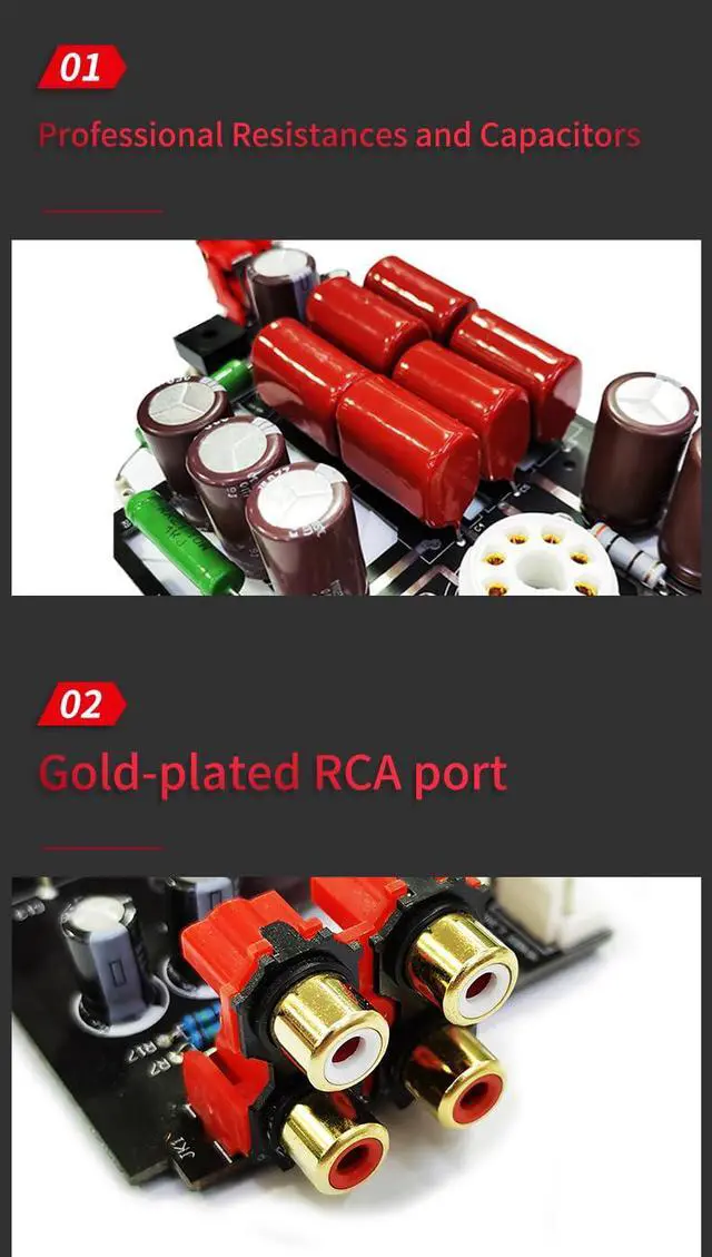 Alt view image 7 of 7 - TA-26S Tube Amplifier, 6N8P Tube as the Preamp, 6N5P Tube for Buffer, 4.4 Balanced/6.35mm Headphone Amp