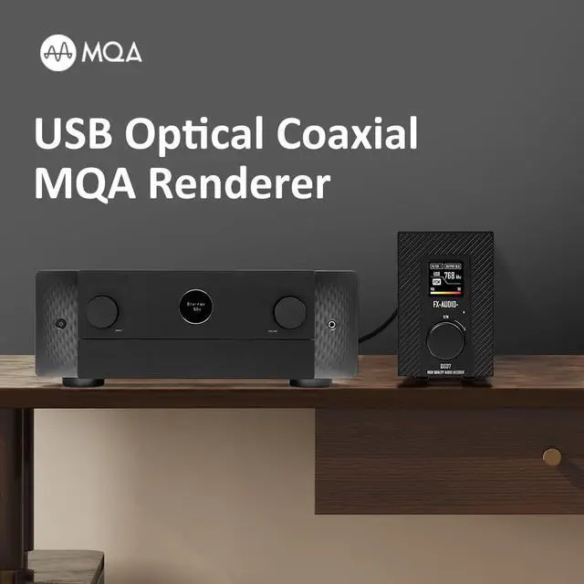 Alt view image 6 of 7 - FX-Audio- DS07 DAC - ES9068AS XU216 Bluetooth 5.1 HiFi Full Balanced Decoder 32Bit/768kHz DSD512 Native MQA, with Remote Control