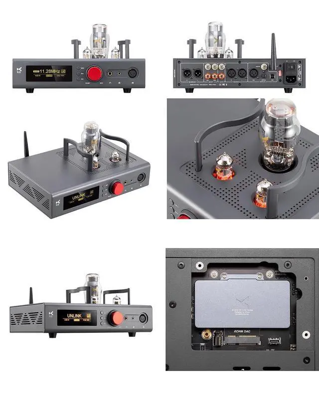Alt view image 2 of 7 - TA-32 DAC Tube Balanced Headphone Amplifier Tube Preamp - Power UP to 3000mW, 16-600, BT/USB/AES/Opt/Coax in