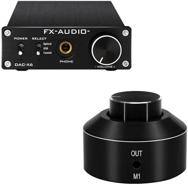 Main image of FX-Audio DAC-X6 Headphone amp dac Combo + Mini Active Volume Control Knob
